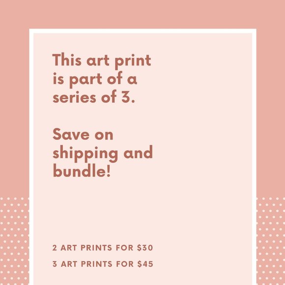 Modern Minimalist Abstract Geometric Wall Art Print Home Decor [No Frame] - Picture 7 of 7